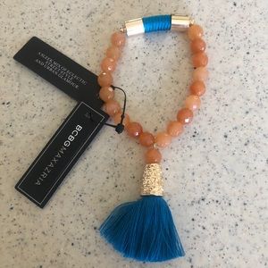 BCBG MAXAZARIA red aventurine bracelet NWT